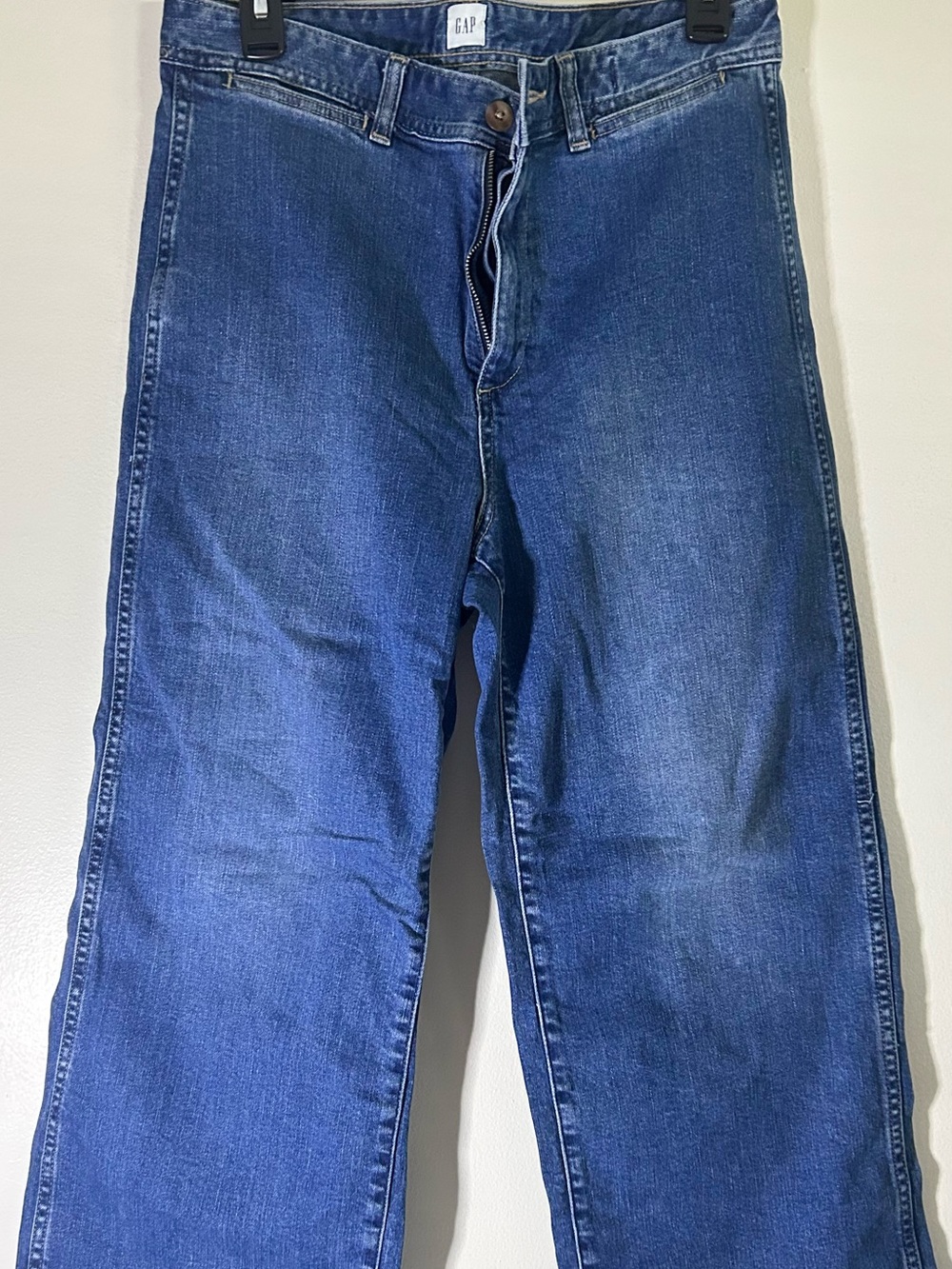 GAP Women's Blue Wide-Leg Jeans
